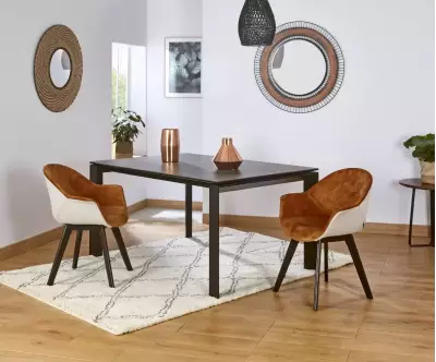 Table Poon métal et céramique