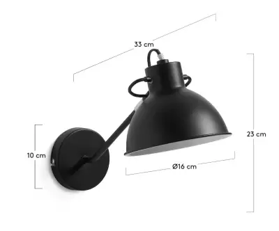 applique mesure noir