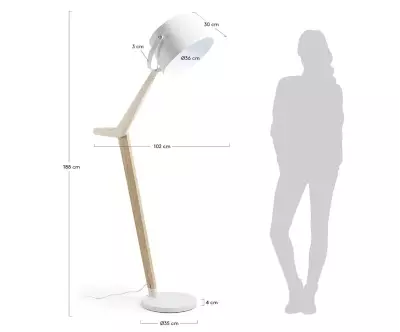 Dimensions lampadaire Filae