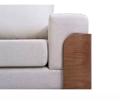 Fauteuil avec structure en bois massif