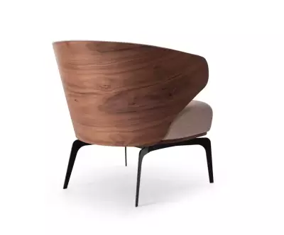 Fauteuil Air - Dossier en bois massif