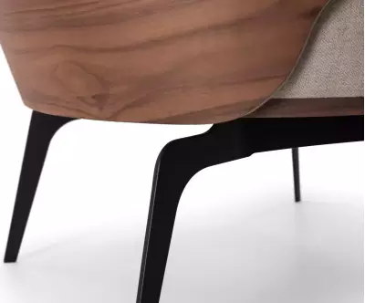 Pieds en métal - Fauteuil Air