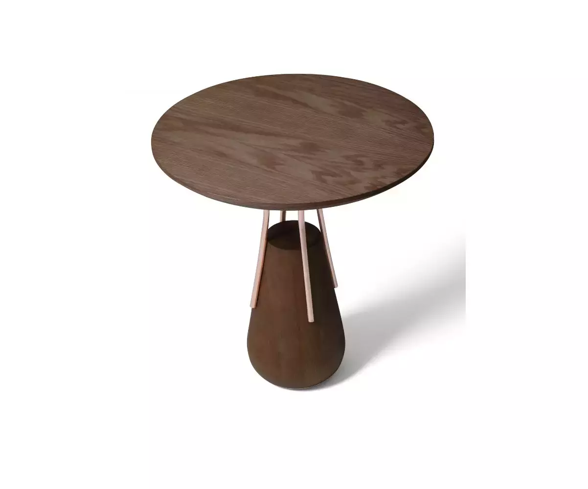 Table d'appoint medium La Palme avec son plateau solide Table d'appoint medium La Palme avec son plateau solide