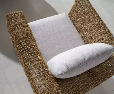 Fauteuil 1 place en rotin naturel