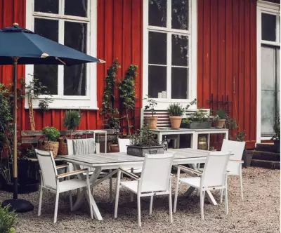 Table de jardin Extensible Lacanau 10 ou 12 personnes