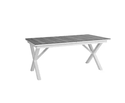 Table Extensible Lacanau se compose de matériaux résistants aux intempéries et aux UV