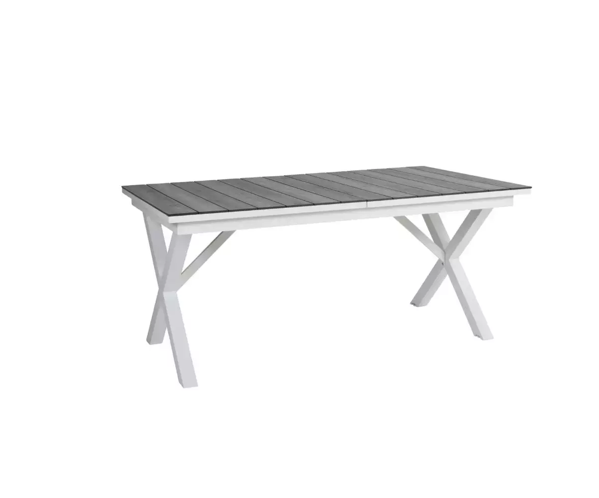Table Extensible Lacanau se compose de matériaux résistants aux intempéries et aux UV Table Extensible Lacanau se compose de matériaux résistants aux intempéries et aux UV