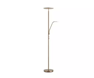 Lampadaire Design Pepea coloris laiton garantit une touche raffinée et tendance à votre déco