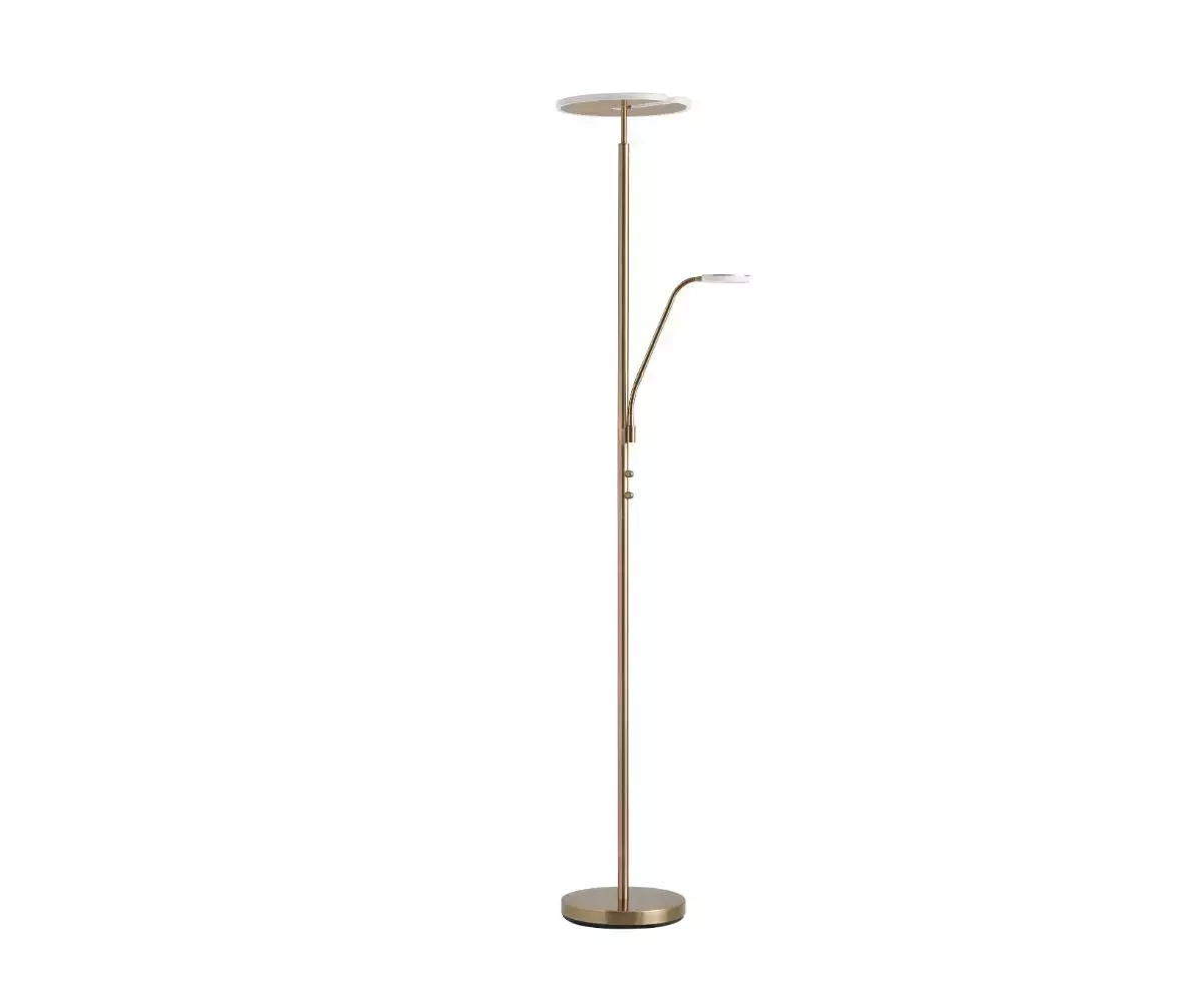 Lampadaire Design Pepea coloris laiton garantit une touche raffinée et tendance à votre déco Lampadaire Design Pepea coloris laiton garantit une touche raffinée et tendance à votre déco
