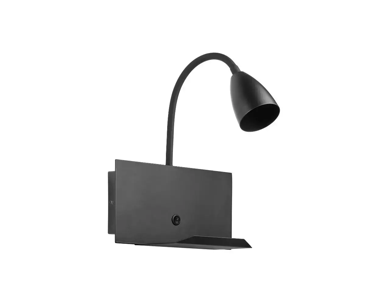 Applique Murale Orientable Tungua coloris noir est une belle combinaison entre originalité et design contemporain Applique Murale Orientable Tungua coloris noir est une belle combinaison entre originalité et design contemporain