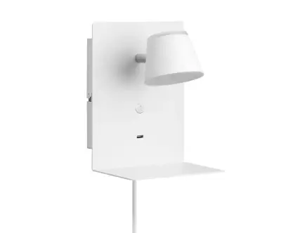 Applique Murale Lifuka coloris blanc avec un design moderne et élégant