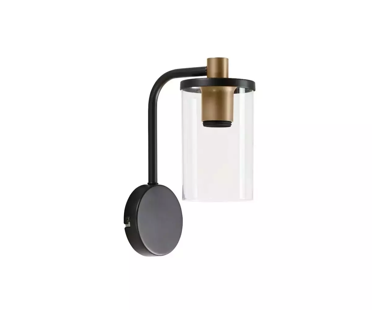 Applique Murale Taula coloris noir et laiton a un look chic et authentique Applique Murale Taula coloris noir et laiton a un look chic et authentique