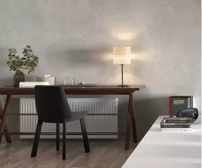 Lampe à poser Sisia coloris noir et lin se marie aisément avec tous les styles
