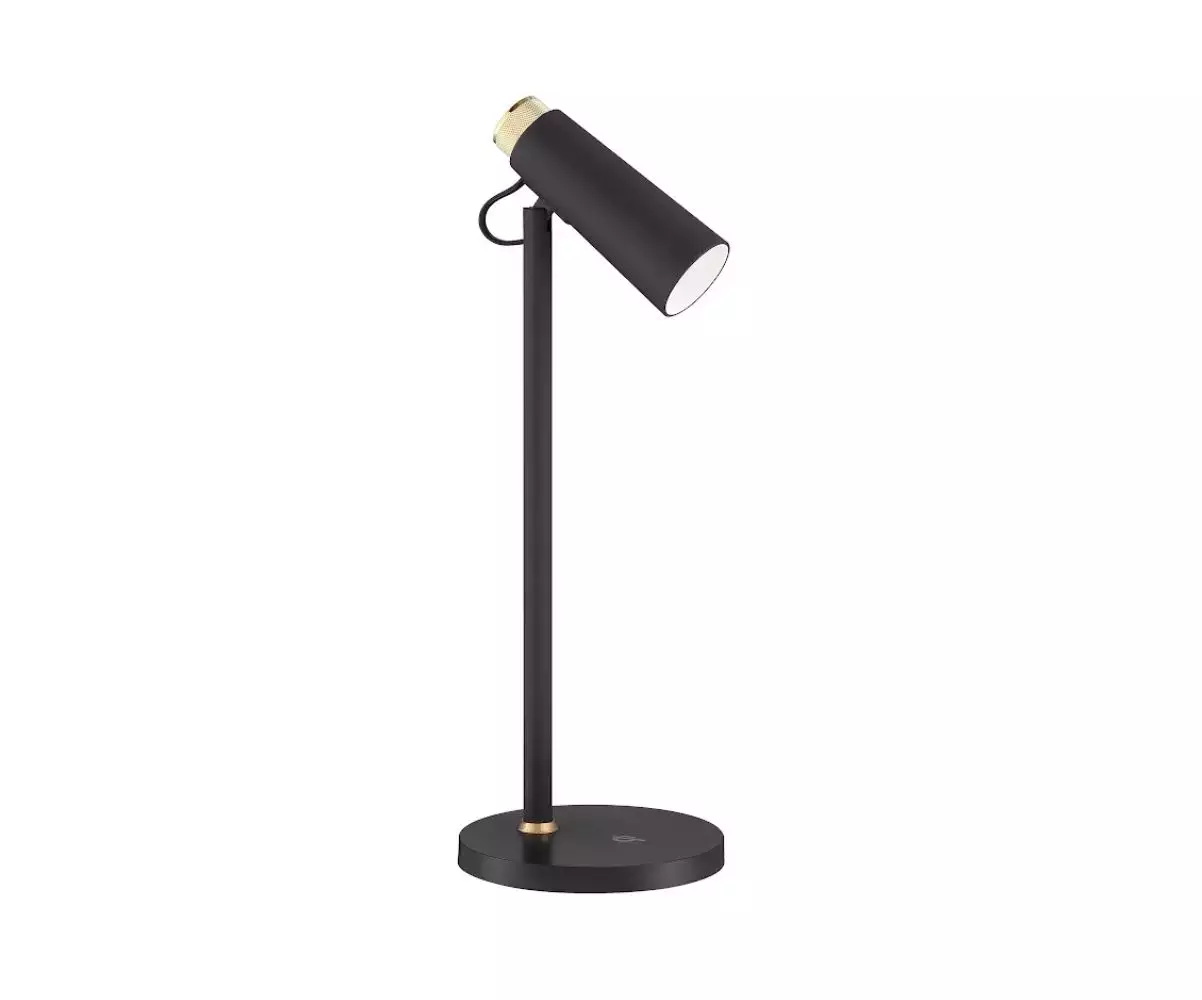 Lampe à poser Kao coloris noir et doré apporte une touche décorative Lampe à poser Kao coloris noir et doré apporte une touche décorative