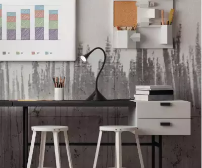 Lampe à Poser Mala coloris gris apporte de l’originalité à votre intérieur