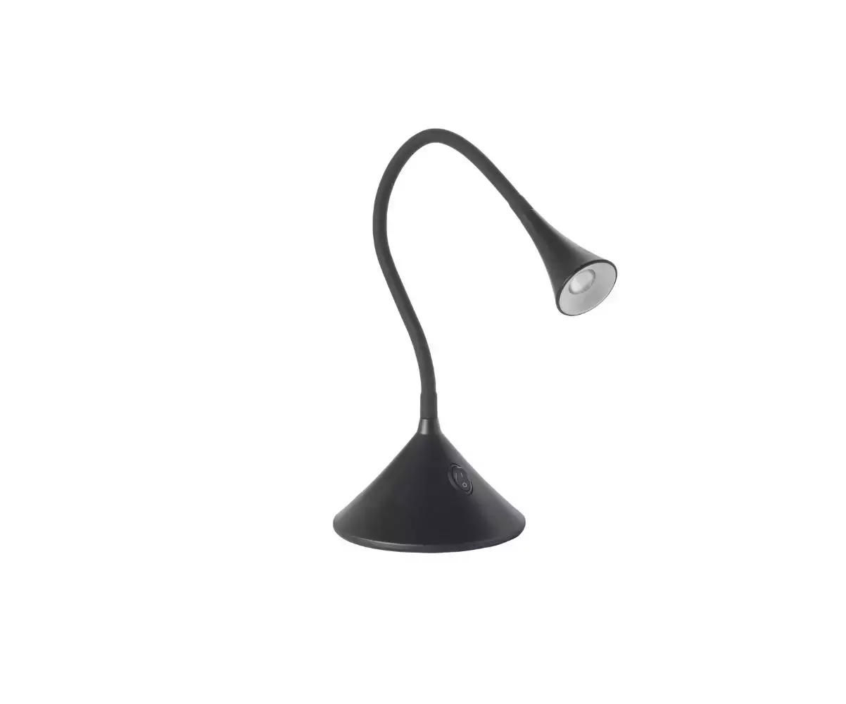 Lampe à Poser Mala coloris gris avec un style moderne et minimaliste Lampe à Poser Mala coloris gris avec un style moderne et minimaliste
