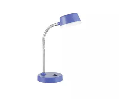 Lampe à Poser Kitu coloris lilas pastel au design simple
