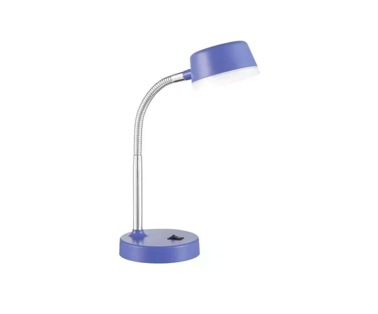 Lampe à Poser Kitu coloris lilas pastel au design simple Lampe à Poser Kitu coloris lilas pastel au design simple