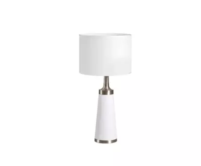 Lampe à poser Meama coloris blanc avec un design moderne et élégant