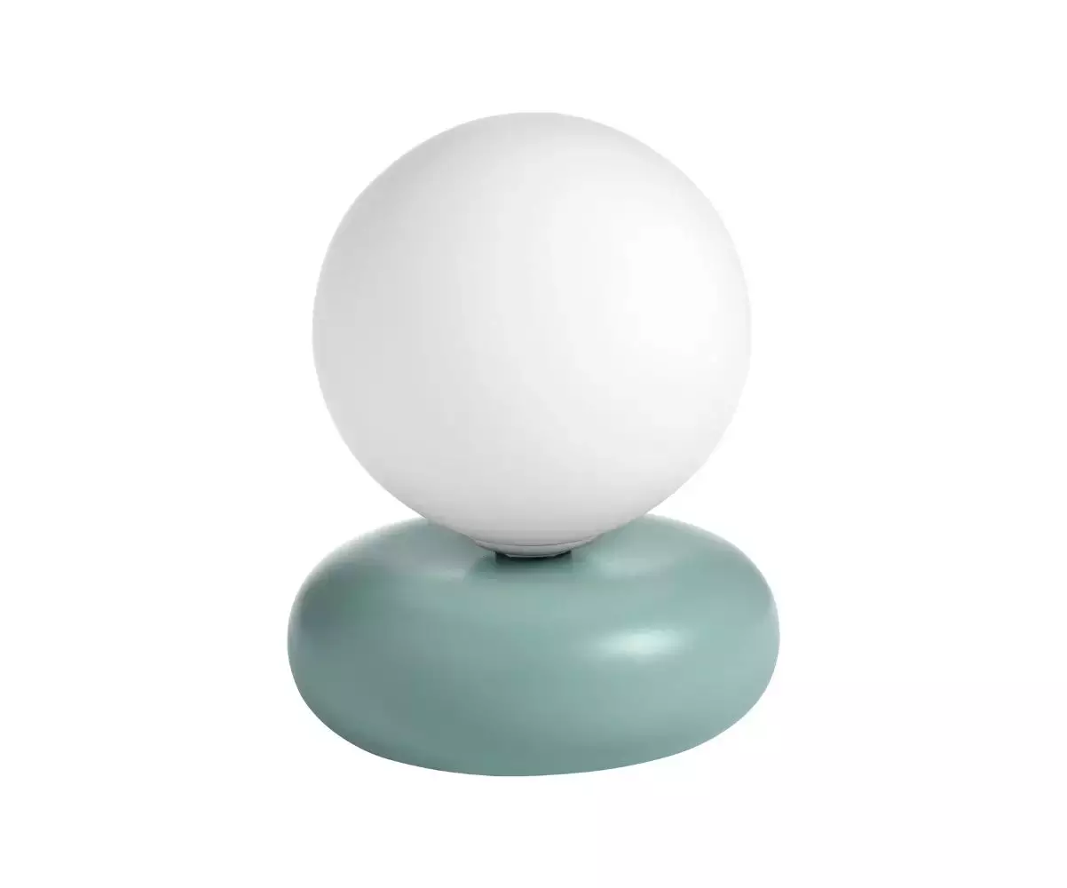 Lampe à Poser Ovaka coloris vert bleu diffuse une lumière chaleureuse et agréable Lampe à Poser Ovaka coloris vert bleu diffuse une lumière chaleureuse et agréable