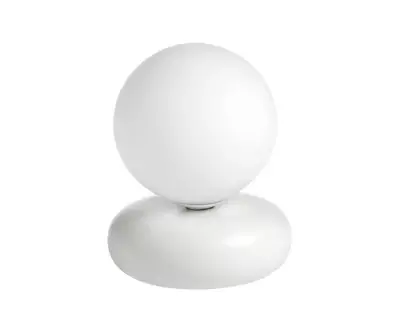 Lampe à Poser Ovaka coloris blanc se marie à tous types de décoration