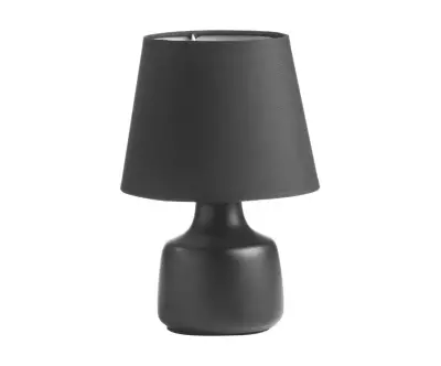 Lampe à Poser Kapa coloris noir compléte la décoration de votre pièce