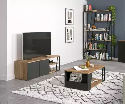 Meuble TV Albi a un design industriel