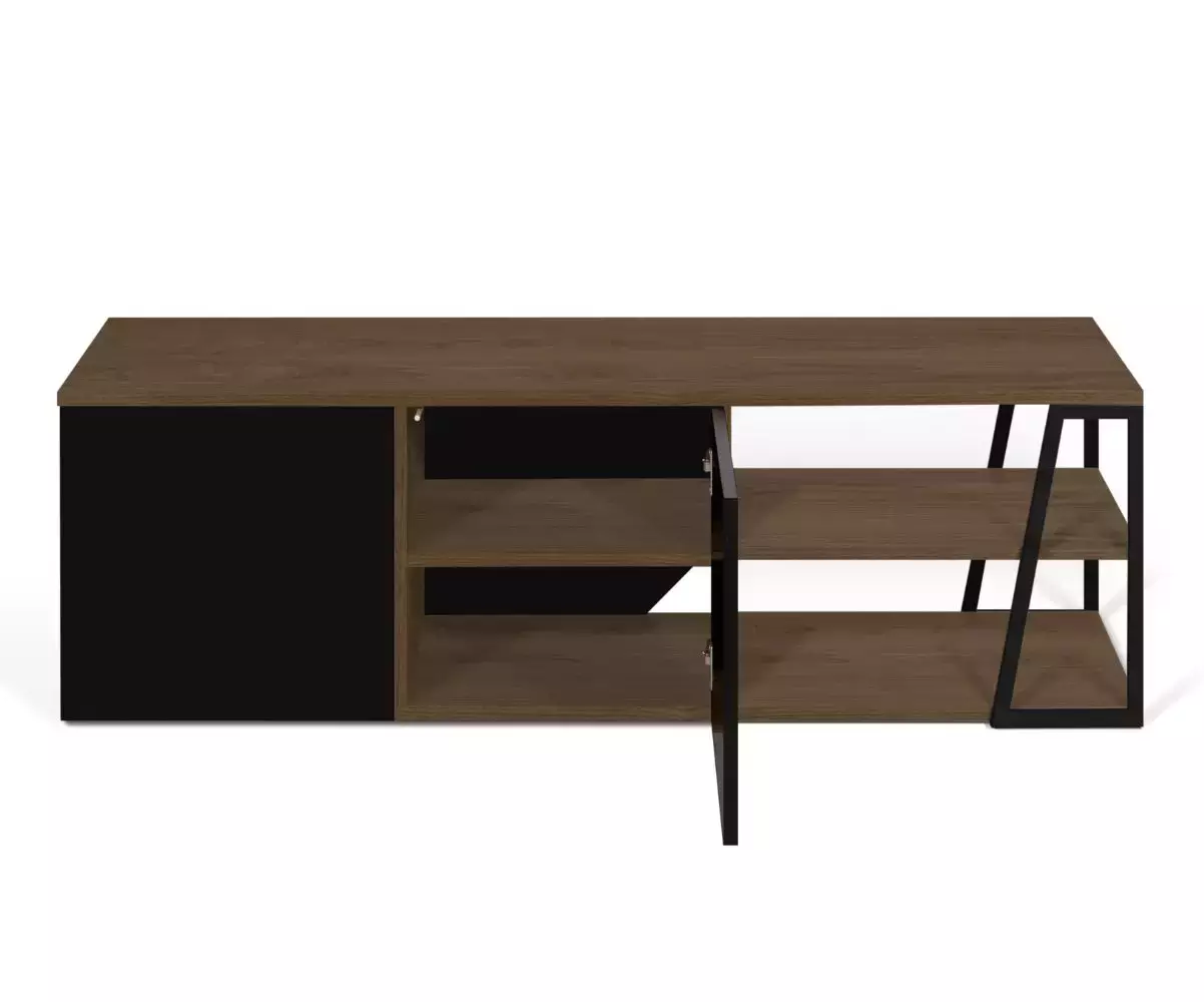 Meuble TV Albi a de multiples rangements pratiques Meuble TV Albi a de multiples rangements pratiques