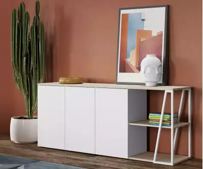 Buffet Albi apporte une touche industrielle dans votre intérieur