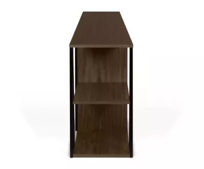 Buffet Albi mixe la couleur du bois naturel avec du métal noir