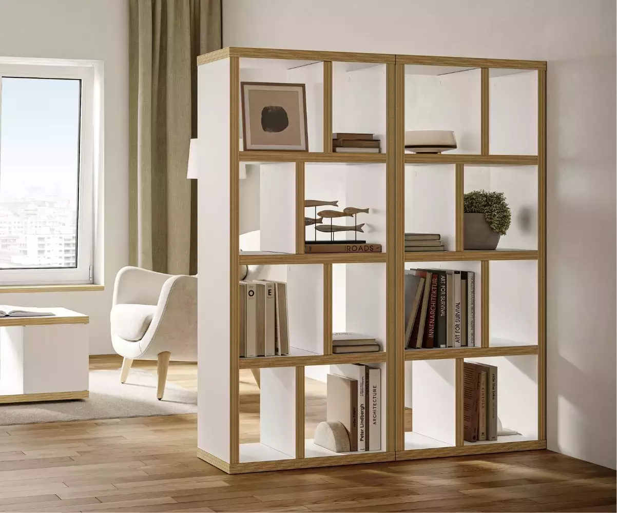 Bibliothèque Ursino est faite en bois Bibliothèque Ursino est faite en bois