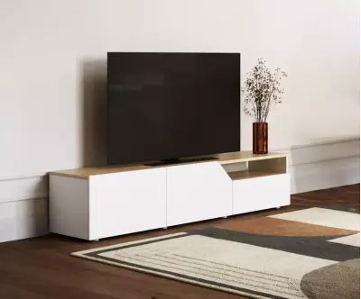 Meuble TV Vérone est muni de plusieurs étagères