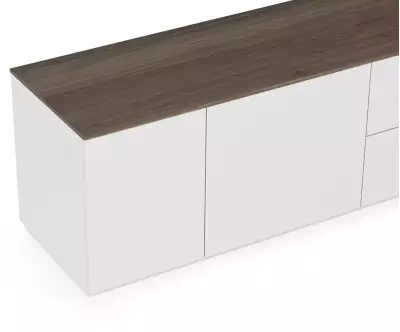 Meuble TV avec tiroirs Combray est disponible en 2 largeurs différentes