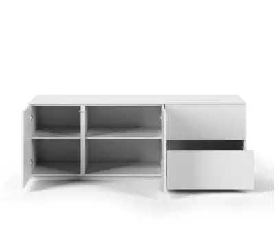 Meuble TV avec tiroirs Combray est un rangement pour vos consoles