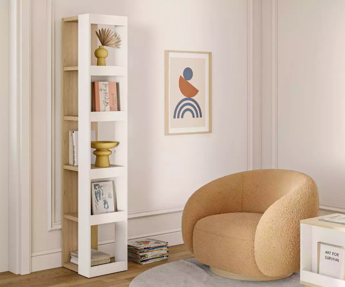 Bibliothèque Ella a un style moderne et scandinave Bibliothèque Ella a un style moderne et scandinave
