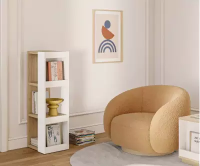 Bibliothèque Ella respire la pureté