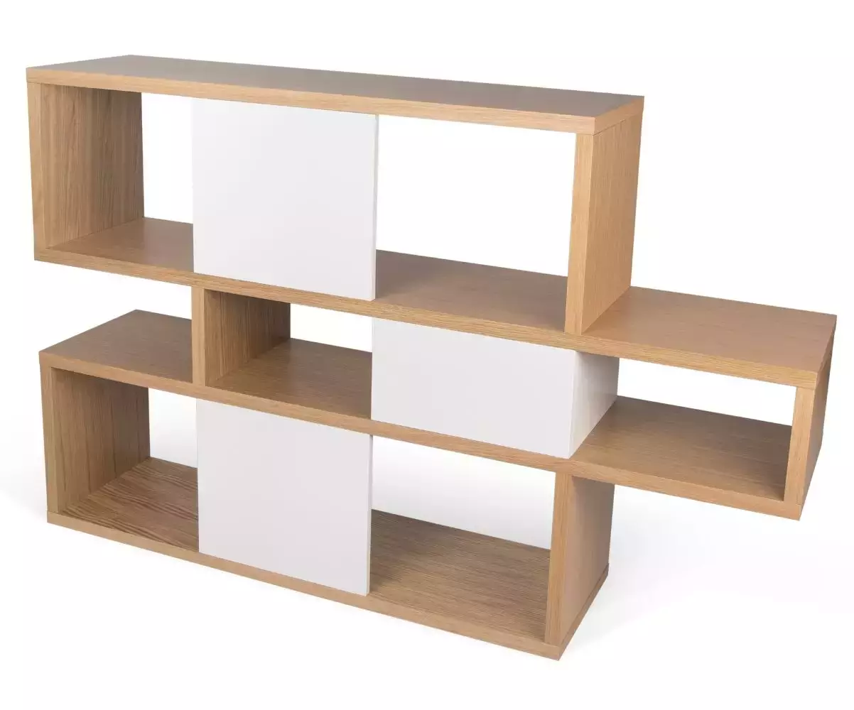Bibliothèque Babel est un meuble moderne en bois Bibliothèque Babel est un meuble moderne en bois