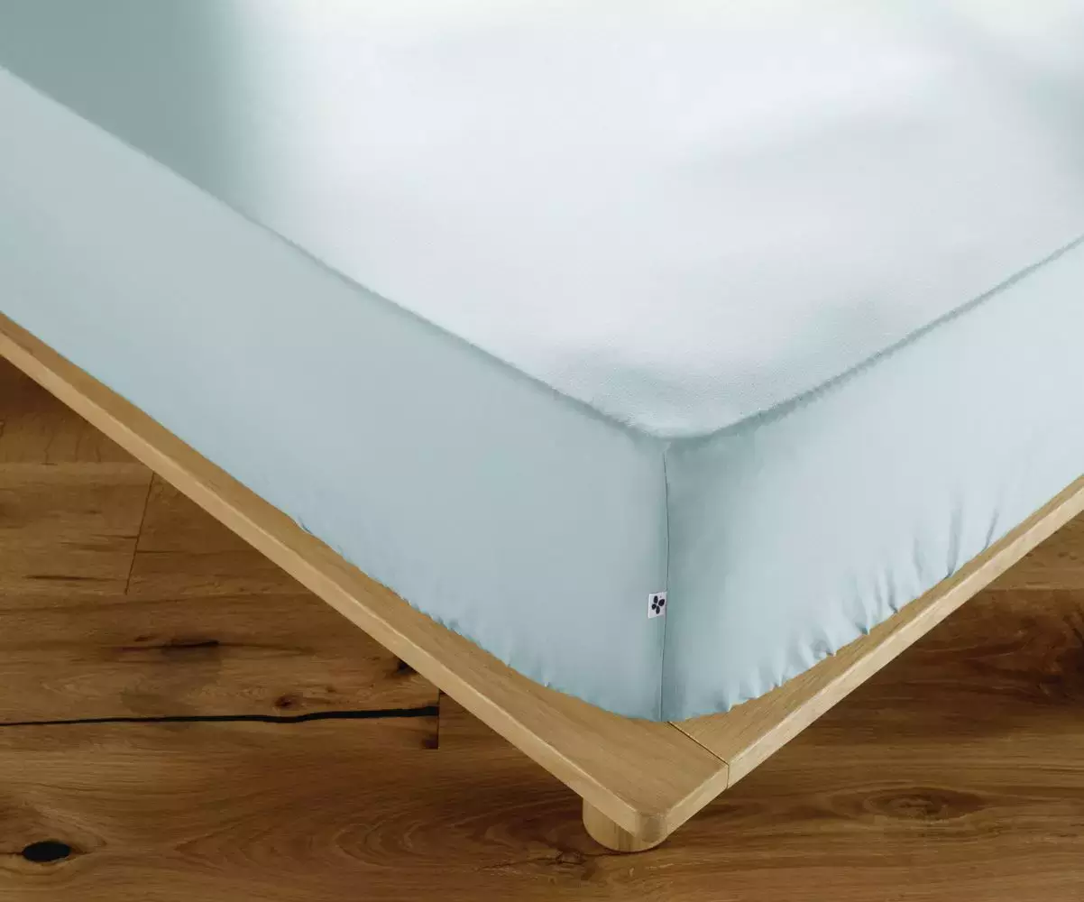 Drap housse Opsi Bleu craie Drap housse Opsi Bleu craie