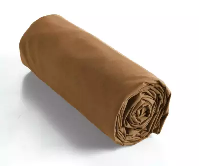 Drap housse Opsi roulé camel
