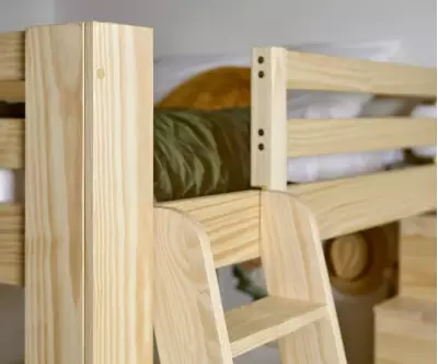 Echelle réversible bois du lit mezzanine Palomar 200x200