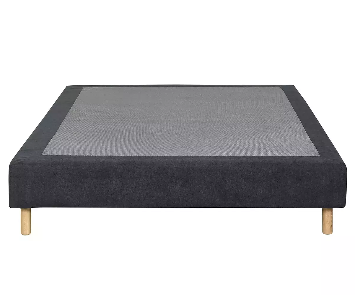 Sommier tapissier Senesi gris anthracite