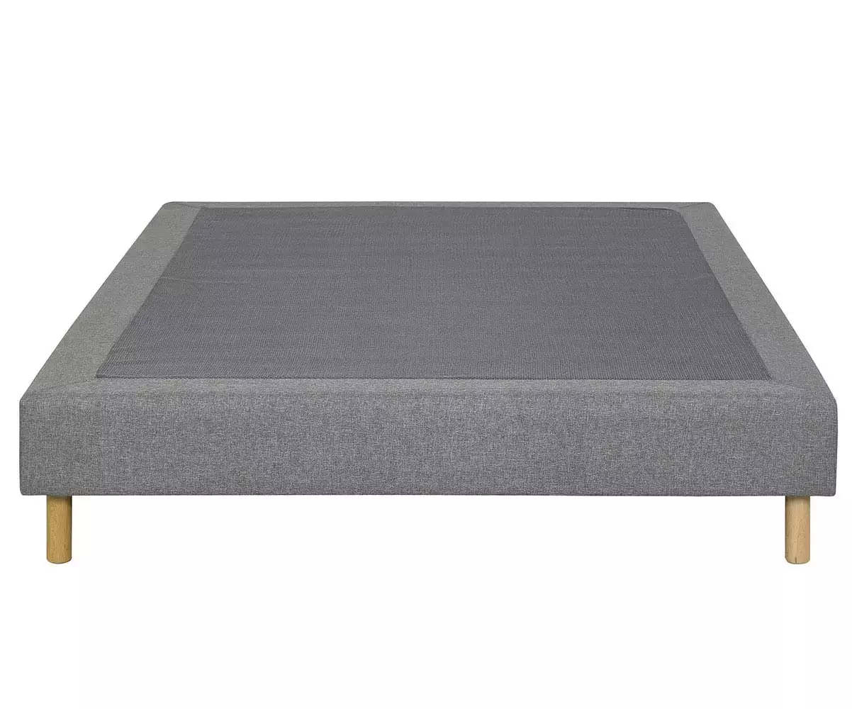 Sommier tapissier Senesi gris clair