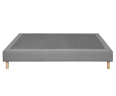 Sommier double Senesi gris clair