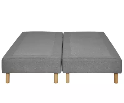 Lot de 2 sommiers Senesi 1 place gris