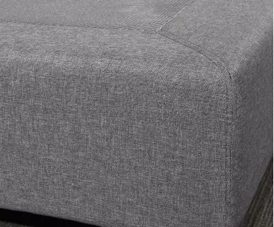 Détail du tissu gris