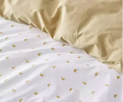 Détail de la housse de couette Sabbia