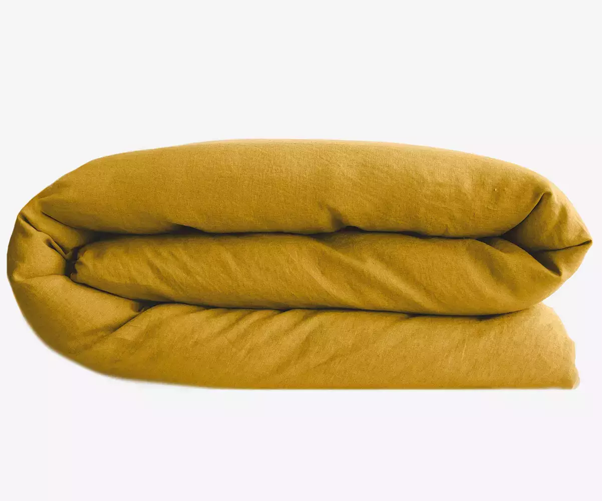 Housse de couette Salang jaune Housse de couette Salang jaune