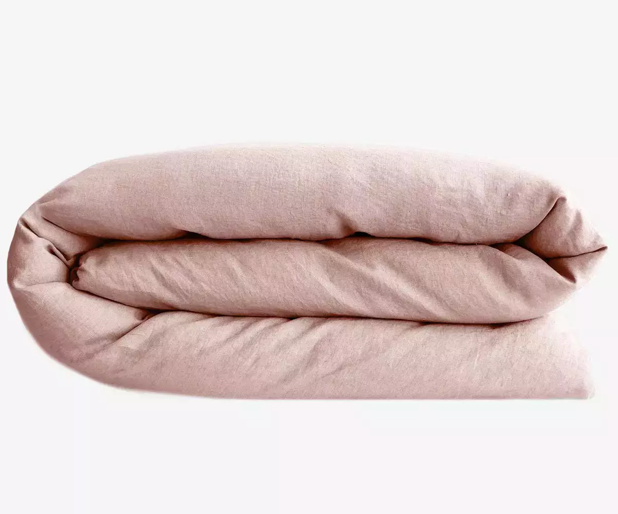 Housse de couette en coton Salang vieux rose Housse de couette en coton Salang vieux rose