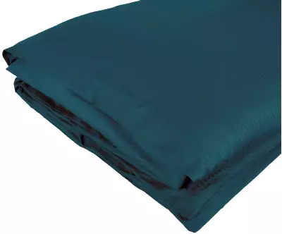 Housse de couette pliée bleu canard