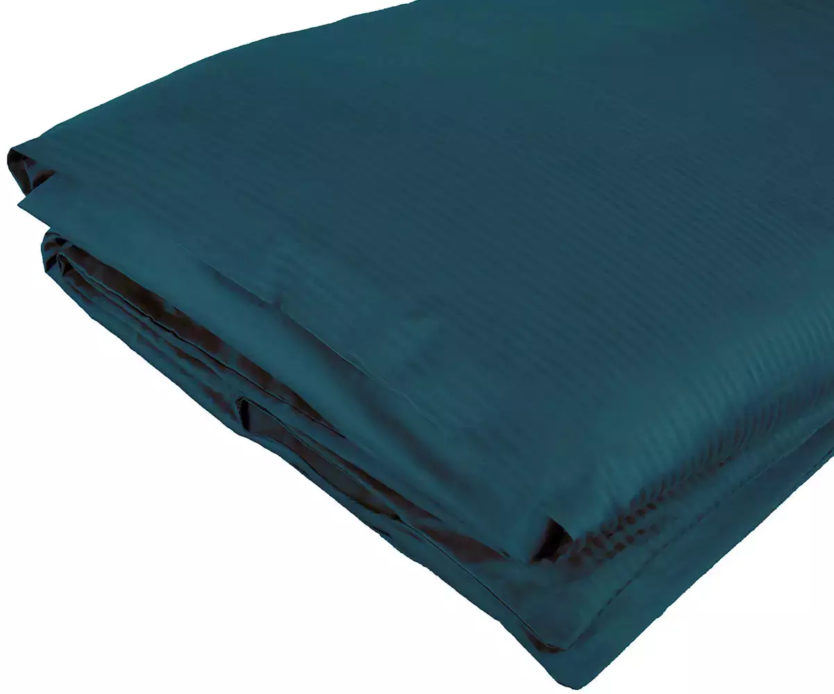 Housse de couette pliée bleu canard Housse de couette pliée bleu canard